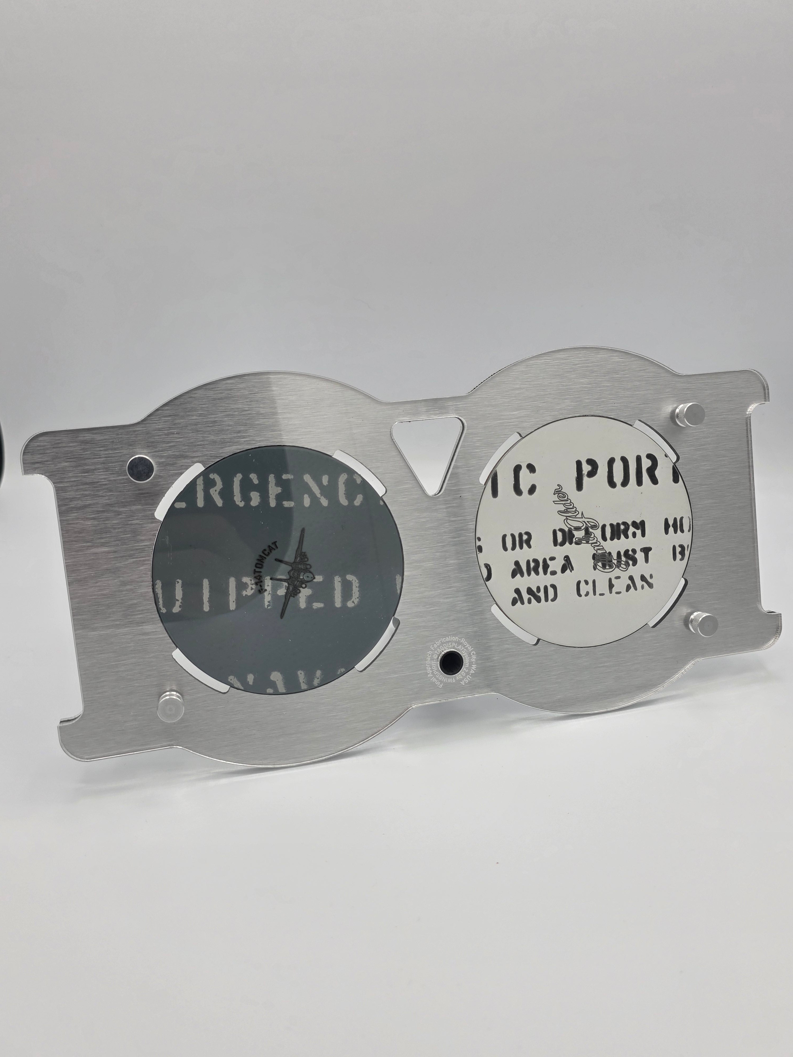 TDS PlaneTags 2-Slot Coaster Display