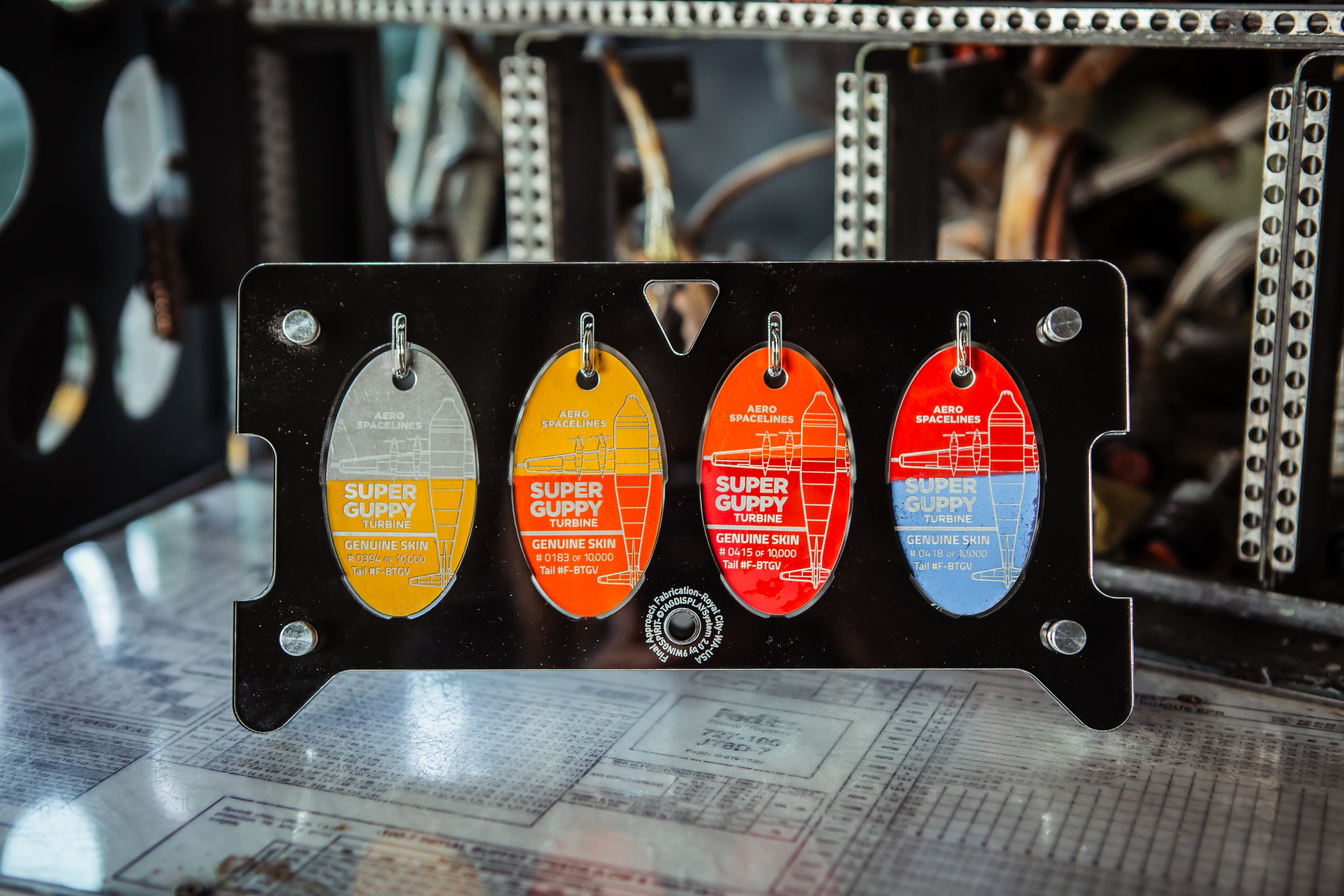 TDS PlaneTags 4-Slot Tag Display