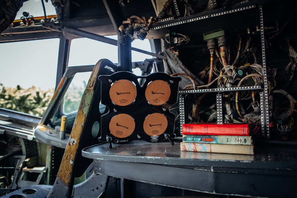 TDS PlaneTags 4-Slot 2 x 2 Coaster Display